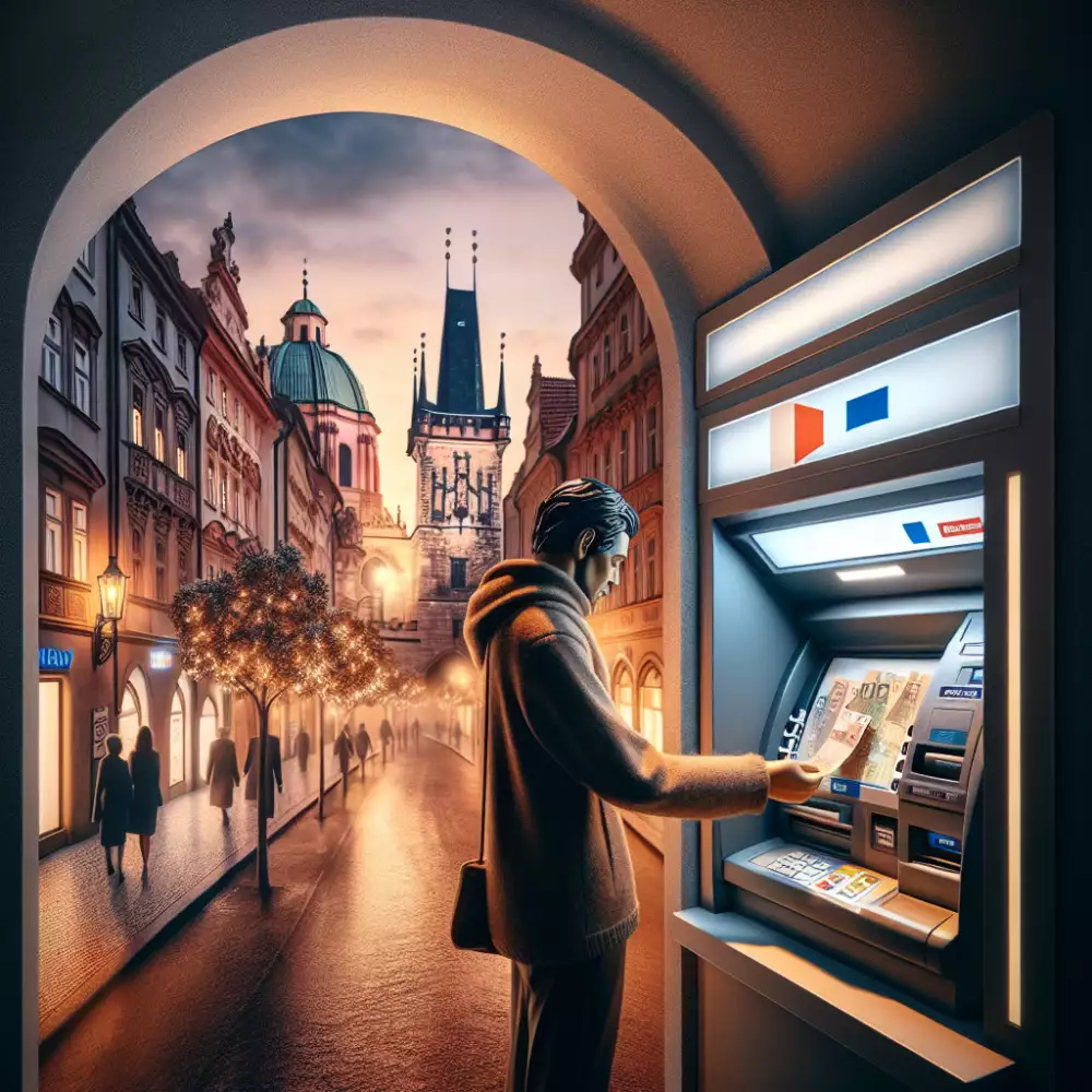 výběr eur z bankomatu v čr