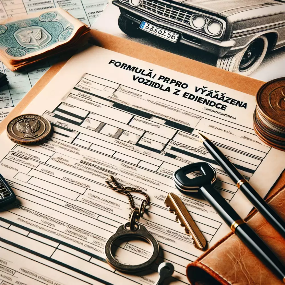 vyřazení vozidla z evidence formulář